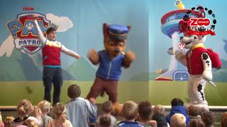 Paw Patrol-show på GIVSKUD ZOOs åbningsdag 13. april 2019