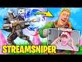 Ich STREAMSNIPE bis er Fortnite LÖSCHT, KOMPLETT AUSRASTET und den STREAM BEENDET ... Fortnite 2