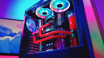 Custom Water Cooling At Midnight - Phanteks Eclipse P400S