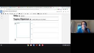 Opinion-Graphic Organizer
