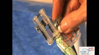 Pied à rouleaux, roulant Caterpillar 1 Roller Foot JANOME www stecker be