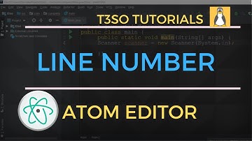 How to Show Line Numbers in Atom Editor