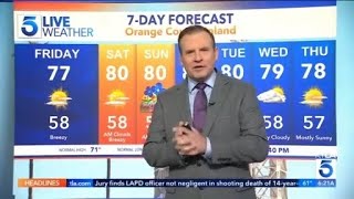 Warming trend continues into the weekend