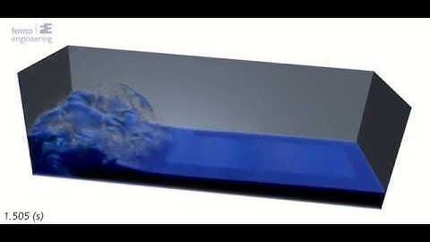 Simulating a wave breaking on a dam in Simcenter STAR-CCM+