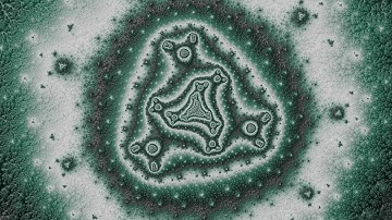 More synth chaos - 3rd power Mandelbrot by RecursiveIdentity - 4k