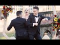 Best Wedding Kiss // Grooms Shock All with Parent Trap Handshake