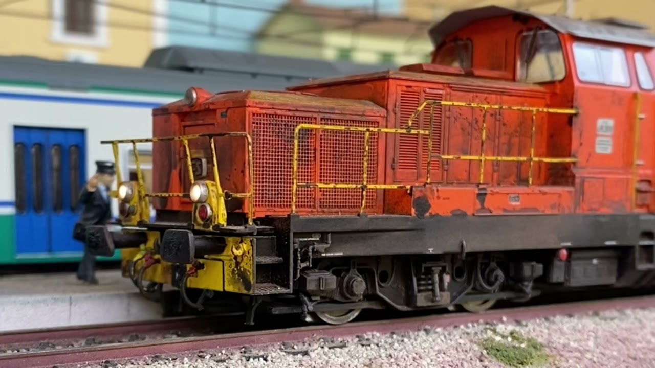 Recupero di una E464 coinvolta in un incidente…..in 1/87