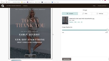 Edit and upload Canva newsletter template to Mailchimp!