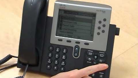 Cisco IP Phone 7962 Viewing Missed Calls
