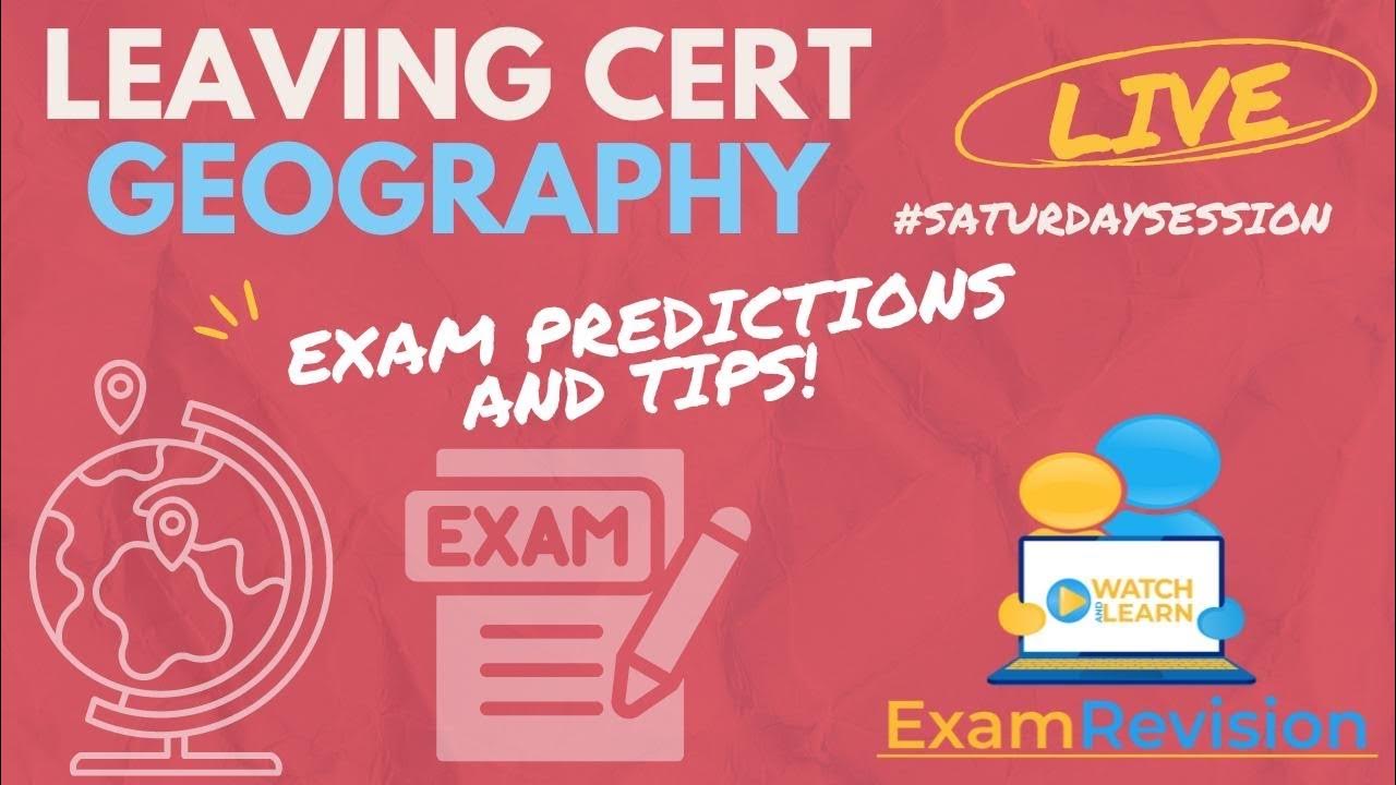 Leaving Cert Geography Predictions 2023 Exam Paper YouTube