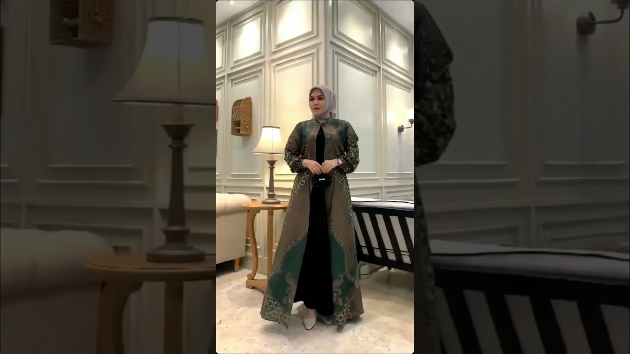 gamis batik terbaru 2025