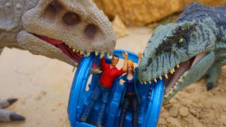 Jurassic World but with I Rex,Giganotosaurus vs Therizinosaurus - Final Battle Dinos