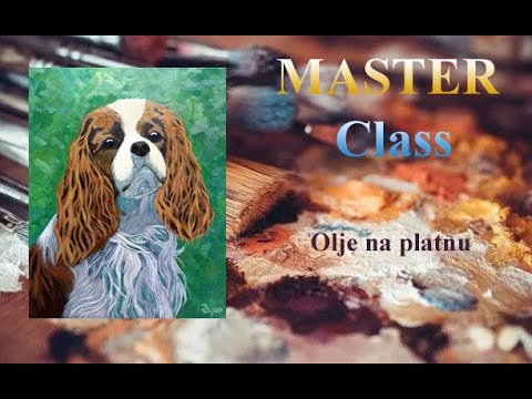 Mala Akademija / MASTER CLASS 1  Olje na platnu.