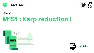 M1S1: Karp reduction I
