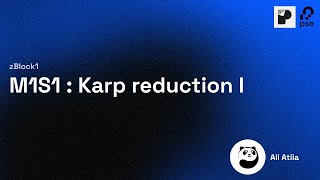 M1S1: Karp reduction I
