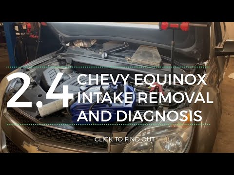 Chevy equinox 2.4 Will not idle and dies. intake removal and diagnosis