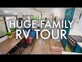 HUGE FAMILY RV TOUR : Adventuring Family of 11