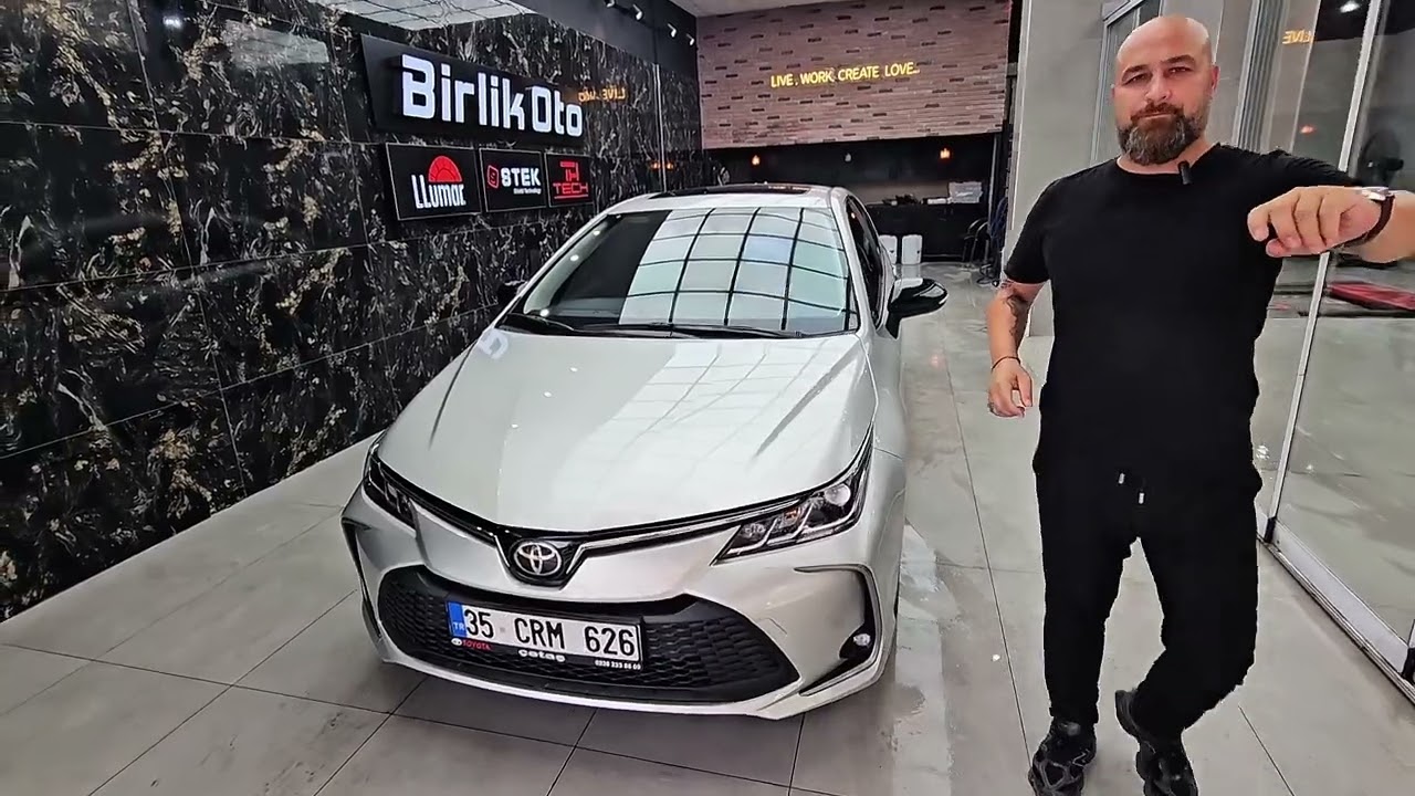 0 km Toyota Corolla Stek Boya Koruma Filmi LLumar Cam Filmi