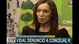 Marís Eugenia Vidal denunció a Leonardo Boto