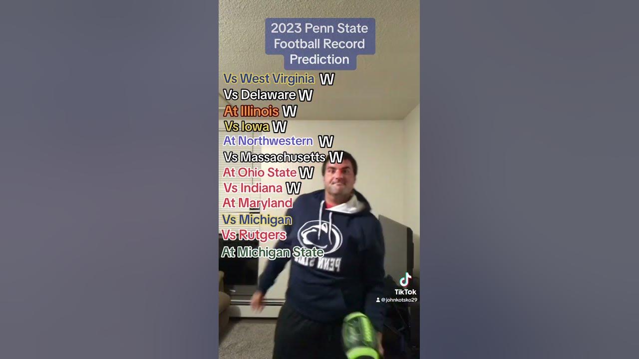 2023 Penn State Football Record Prediction collegefootball cfb  2023-penn-state-football-record-prediction-collegefootball-cfb