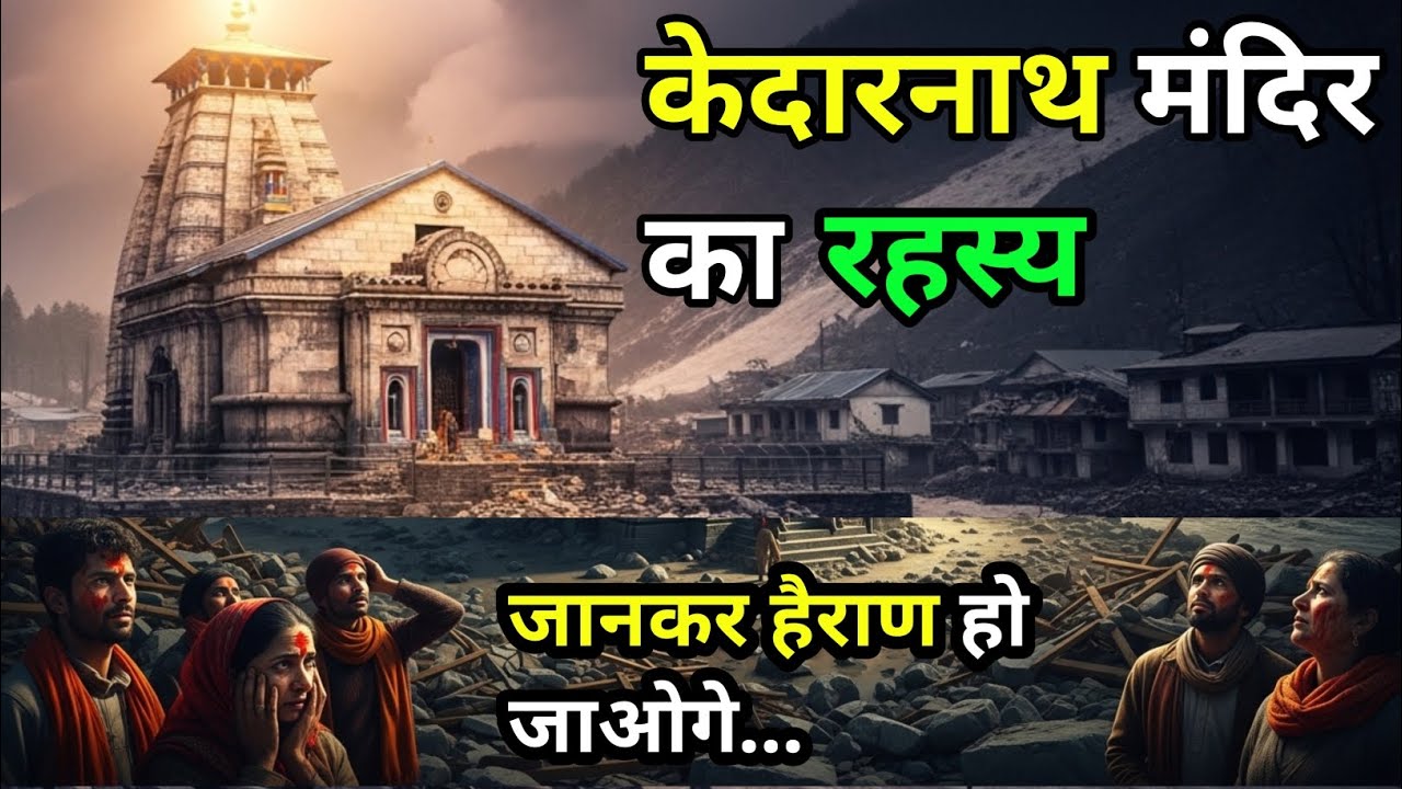 भीम शिला या दैवीय शक्ति? केदारनाथ के पीछे छिपा सबसे बड़ा राज़! केदारनाथ मंदिर के चमत्कार!