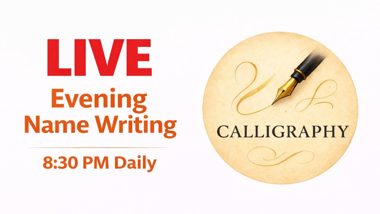 Tonight Live Name Writing ✍️ | Real Pen Writing | 8:30 PM | 3 March