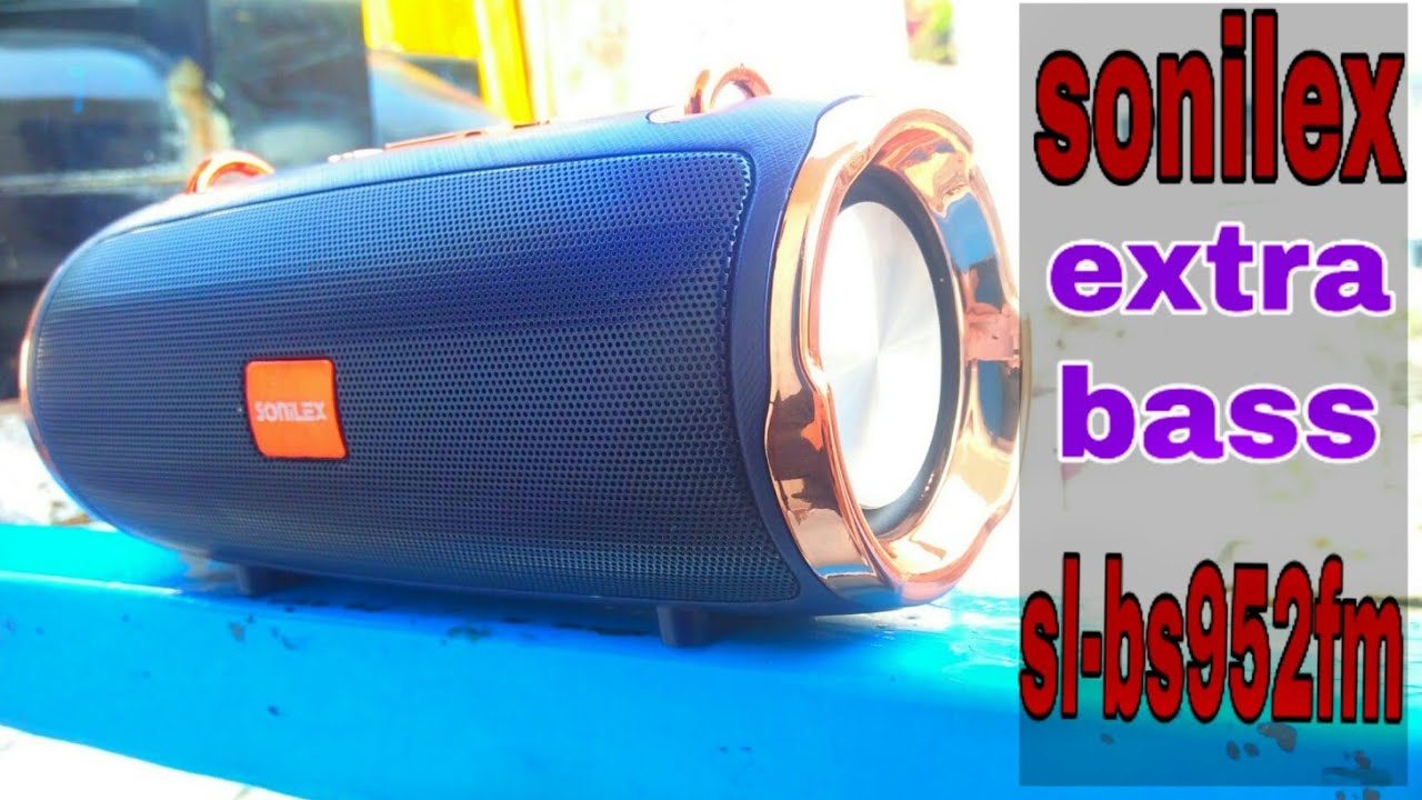sonilex extra bass speaker
