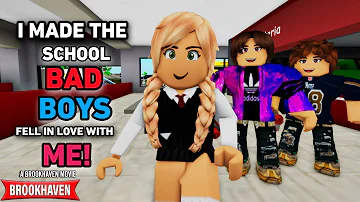 I MADE THE SCHOOL BAD BOYS FELL IN LOVE WITH ME!!|| Roblox Brookhaven 🏡RP || CoxoSparkle2