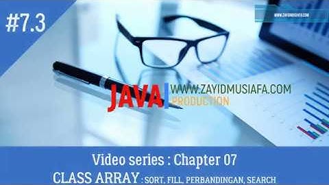 Ch 7-3 : OOP Class Array JAVA-Netbeans 8