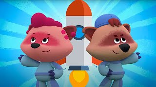 Мультик 🐻  МиМиМишки - 🚀 День Космонавта! 👩‍🚀 Приключения в космосе 🛸