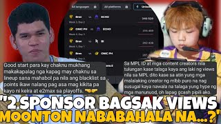 MOONTON NABABAHALA NA SA PAG BAGSAK NG VIEWS NG MPL PH? CHAKNU CHOU TINALO ANG PAMBATO NG CHINA?!