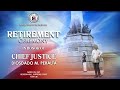 Retirement Ceremony in Honor of Chief Justice Diosdado M. Peralta - March 25, 2021