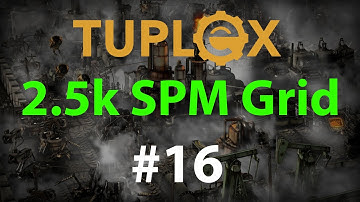 Factorio 2,500 SPM Grid Megabase #16 - Military science, research center