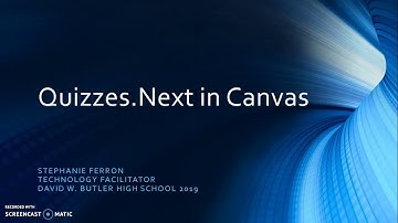 Quizzes.Next in Canvas