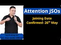 JSO Joining Final Date || Junior Statistical Officer || Fullscore