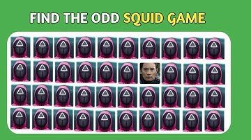 Find the ODD One Out - Squid Game Edition 🦑🐙