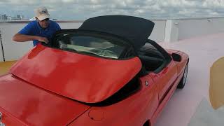 BMW Z1 doors and top operation