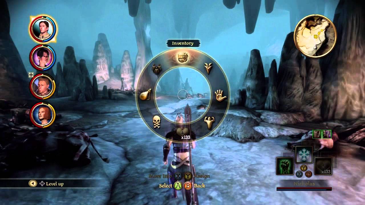 Dragon Age Origins Mage Walkthrough Part 96 Temple Caverns - YouTube