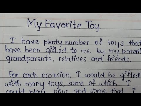 describe your favourite childhood toy essay