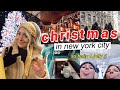 VLOG: christmas in new york city! // shopping, holiday markets, rockettes, and snow!