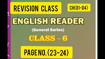 Class 6th|English |Revision Exercise-1