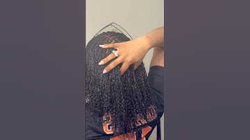 Micro Loc Extension on Relaxed Hair  #Microlocextentions #Microlocextansionrelaxedhair #microlocs