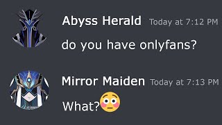 Abyss Herald uses discord but...