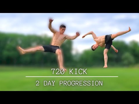 LEARNING THE CHEAT 720 HOOK KICK | 2 Day Progression