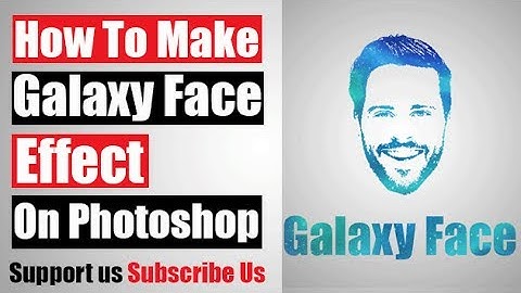 Photoshop Tutorial | Face Logo Design Galaxy Effect