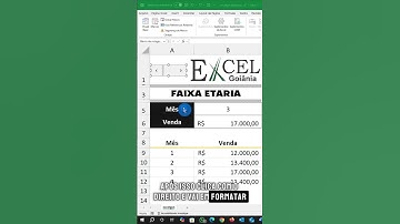 Barra de Rolagem no Excel