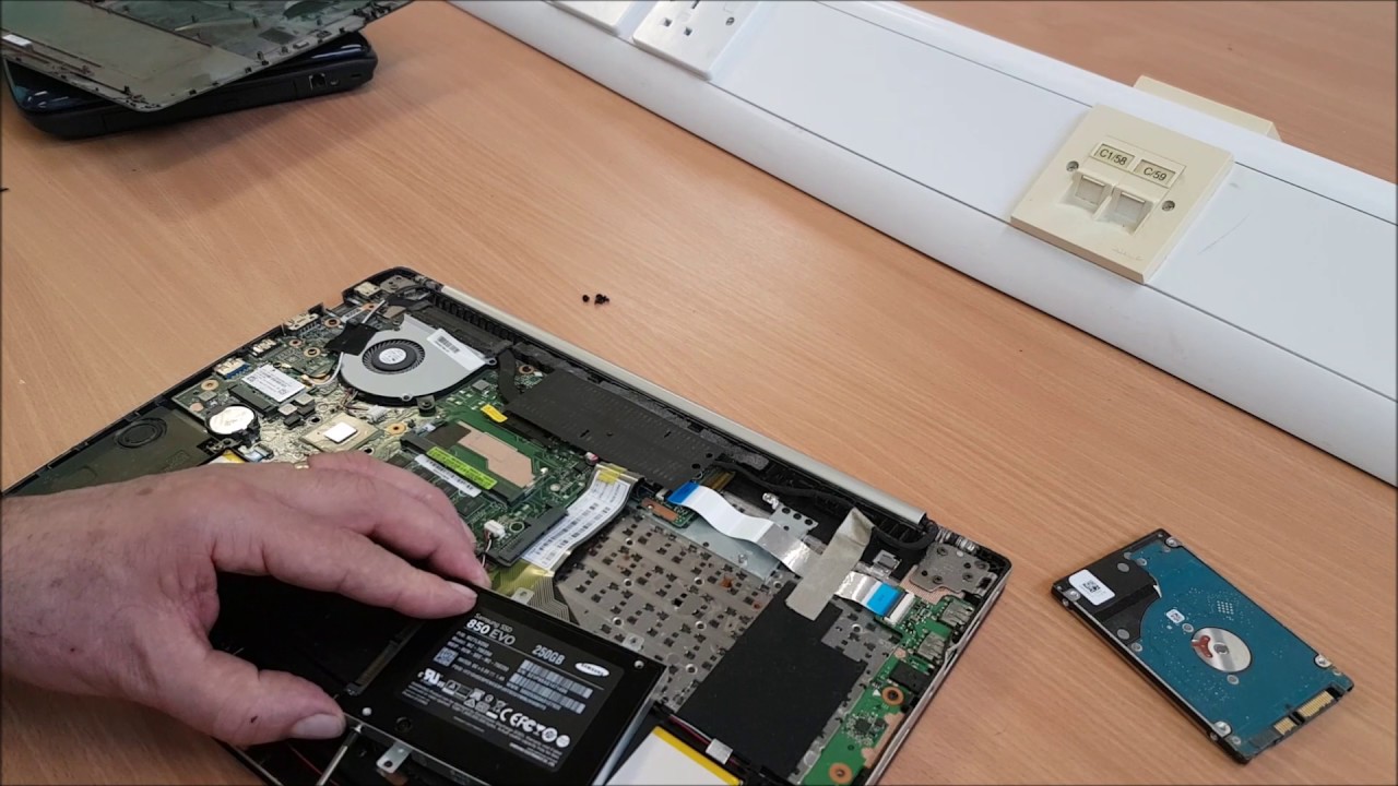 ASUS S500C HARD DRIVE REPLACE - YouTube