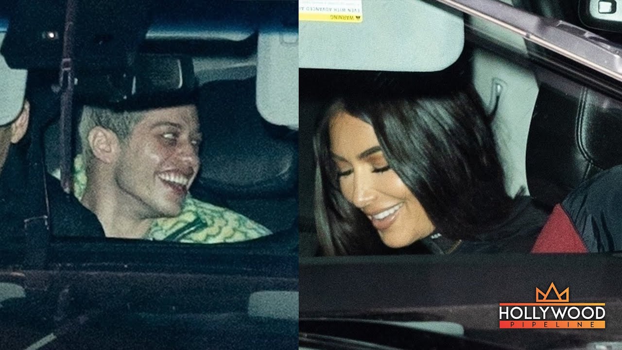 Kim Kardashian & Pete Davidson on Movie Date in Staten Island