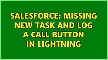 Salesforce: Missing New Task and Log a Call button in Lightning