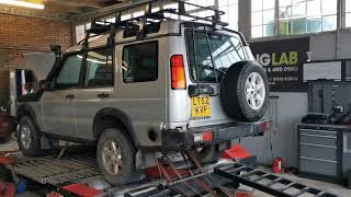 Landrover Discovery 2 TD5 in for stage 1 custom rolling dyno tuning and popcorn hardcut limiter 😎👌